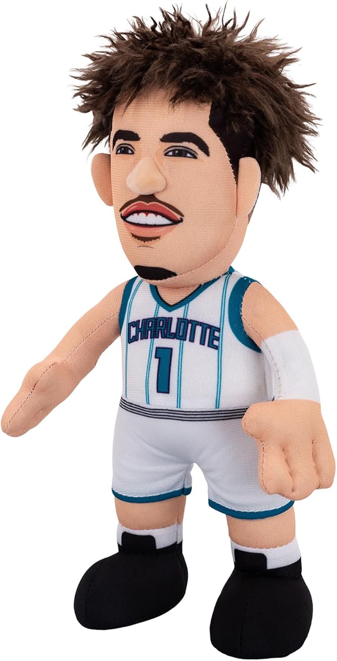 Bleacher Creatures Charlotte Hornets LaMelo Ball 10" NBA Plush Figure - A Superstar for Play Or Display