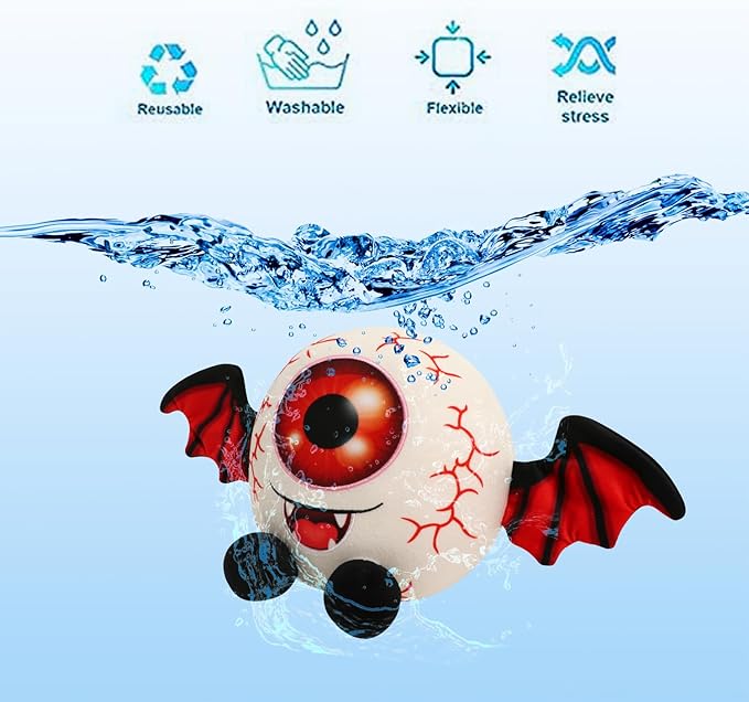 Halloween Plush Toys, Stuffed Animal Plush Pillow, Eyes Bats Halloween Plushies Toys for Adults and Kids, Birthday Party Home Decor