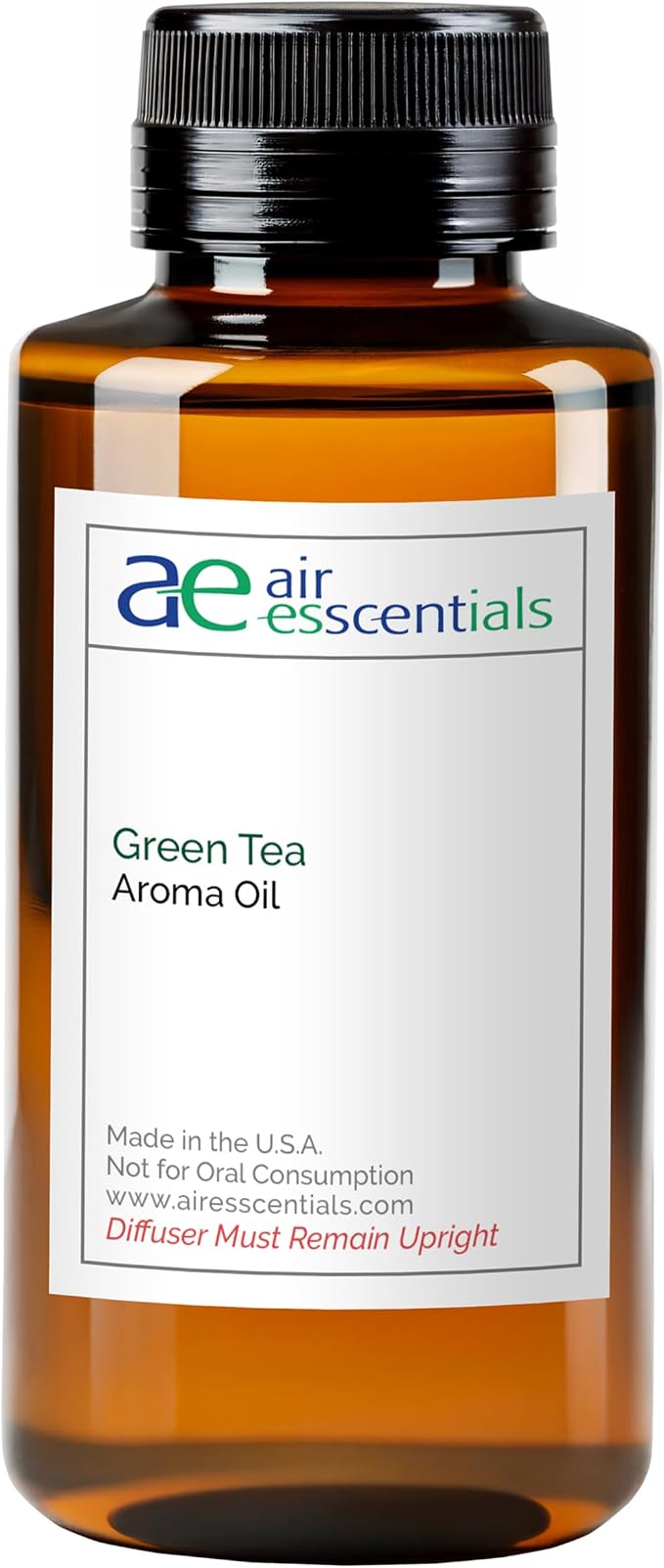 Green Tea Aroma Oil, Essential Oils Blend for Diffusers & Scent Machines, Citrus, Delicate Florals, Warm Tea, Aromatherapy, Cold Air Diffuser Compatible, 300 mL