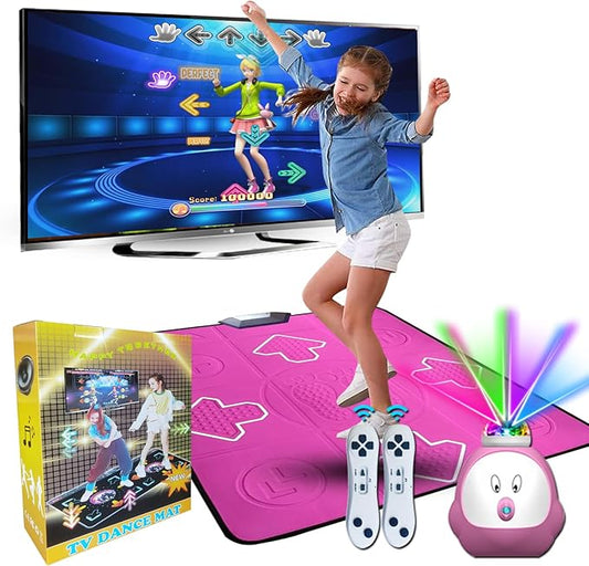 Dance Mat for Kids and Adults,Electronic Dance Mats for TV,Musical Dance Game Mat for Girls Boys with AR Camera,Birthday/Christmas Day Gifts for Kids Adults