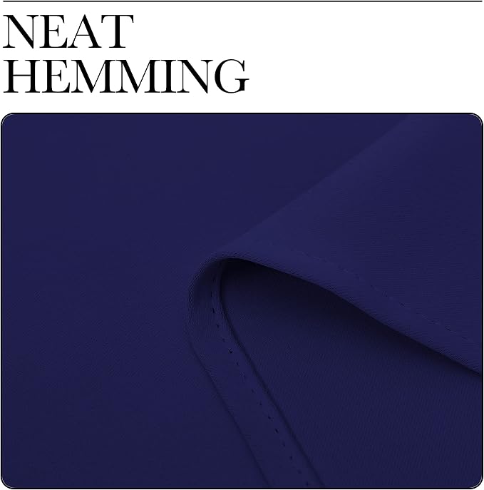 NICETOWN Blackout Curtain Panels, Window Treatment Energy Saving Thermal Insulated Solid Grommet Blackout Drapes/Draperies (Royal Blue, 1 Pair, 34 by 84-inch)