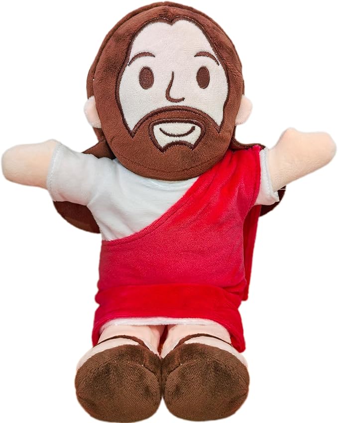 Jesus Plush 14" Jesus Stuffed Doll Christian Plush Toy Religious Easter for Kids Boys Girls