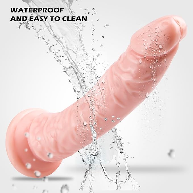 11'' Realistic Big Flesh Dildo with Lifelike Texture, G spot Dildos with Strong Suction Cup for Hands-Free Play, Huge Anal Dildos Soft and Firm Penis can be Use for G spot and Anal