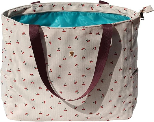 ESVAN LARGE BEACH BAG Water Resistant Lightweight 20 inch Women Oversize Tote Bag for Gym Beach Travel Pool Yoga Nurse