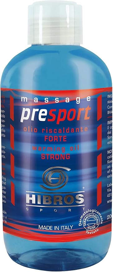 HIBROS Sport Strong PreSport Warming Oil, 200ml