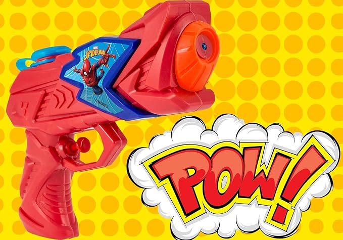 Marvel Spiderman Water Squirt Gun Toys, 2 Packs, Red and Blue, Great for Kids and Adults, Fun Pool Toys