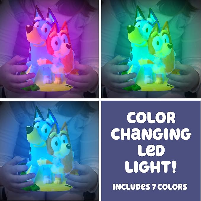 Bluey Paint Your Own Light-Up Figurine, Bingo Night Light, Toys for Kids, Playset, Party Decorations, Game, for Kids Ages 3+, Small