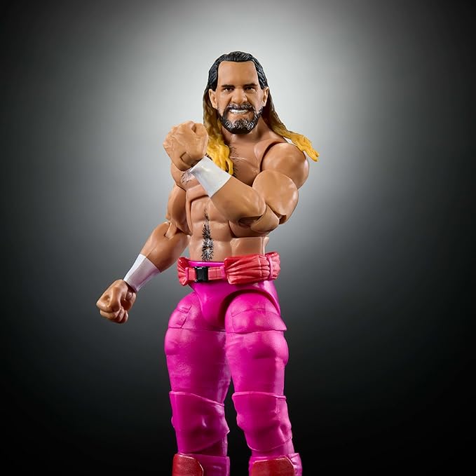 Mattel WWE Elite Collection Action Figure & Accessories, Premium Live Event Seth “Freakin” Rollins Set, Wrestlemania with Howard Finkel Build-A-Figure Parts
