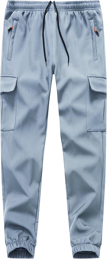 Boys Girls Snow Pants Waterproof Fleece Lined Ski Pants Kids Winter Hiking Pants