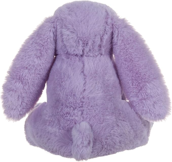 Apricot Lamb Toys Plush Purple Bunny Rabbit Stuffed Animal with Fluffy Soft Ears (Purple Bunny, 8 Inches)
