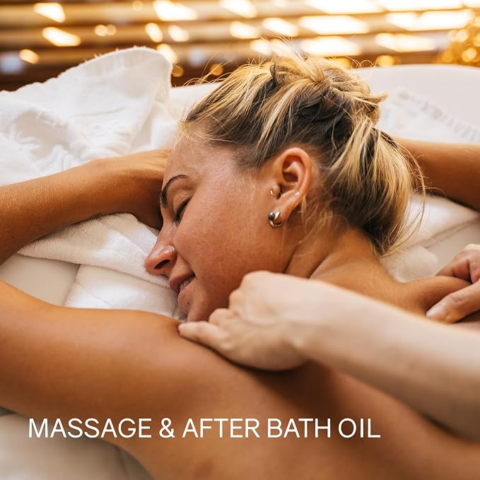 Natural Pimento Massage Oil 2oz | Botanical Infused Body Oil | Warming Herbal Aroma | Olive Oil & Jamaican Black Castor Oil