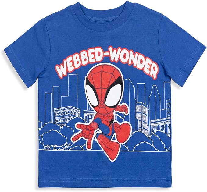 Marvel 4 Pack Graphic T-Shirts