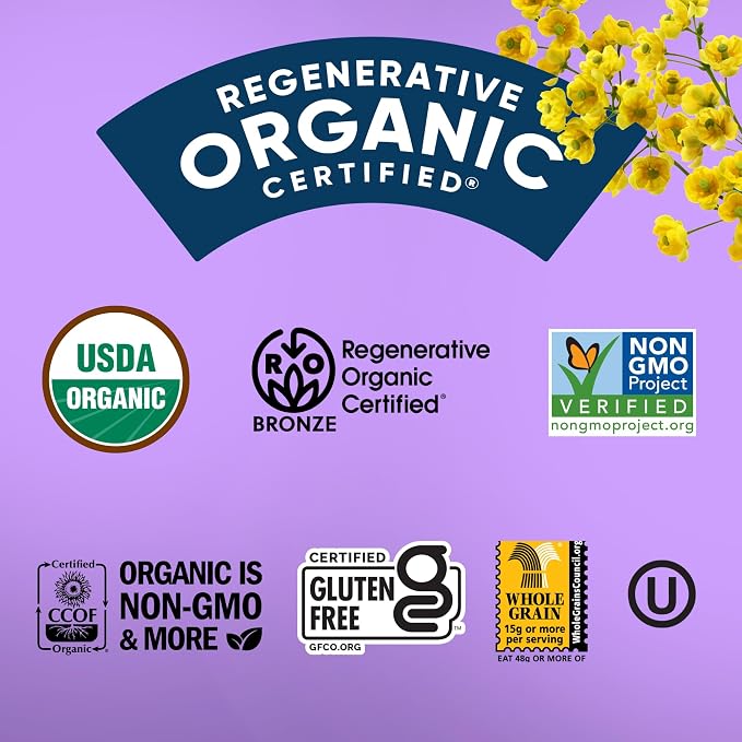 Lundberg Organic Wild Rice Cakes - Regenerative Organic Whole Grain Brown Rice, Gluten Free, 7.1oz