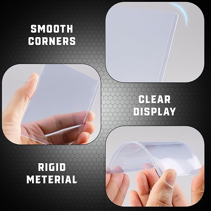 CardGuard 3" x 4" Clear Regular TopLoaders for Cards with Sleeves, 50 Count – Durable & Acid-Free Premium Protection for Pokémon, YuGiOh, MTG, TCG, Game & Sports Cards