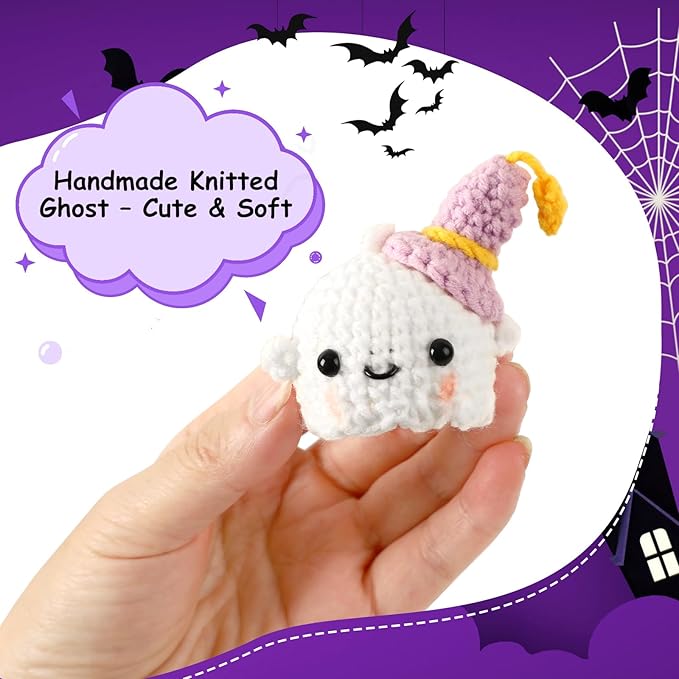 Little Pocket Boo, Cute Mini Boo in Tin Box, Adopt a Ghost, Travel Buddy, Halloween Spooky Gift for Friends, Coworkers, Ghost Lovers