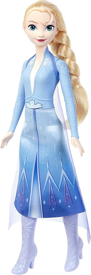 Mattel Disney Frozen Toys, Elsa Singing Adventure Fashion Doll in Signature Clothing, Sings “Into the Unknown” from Disney's Frozen 2 Movie