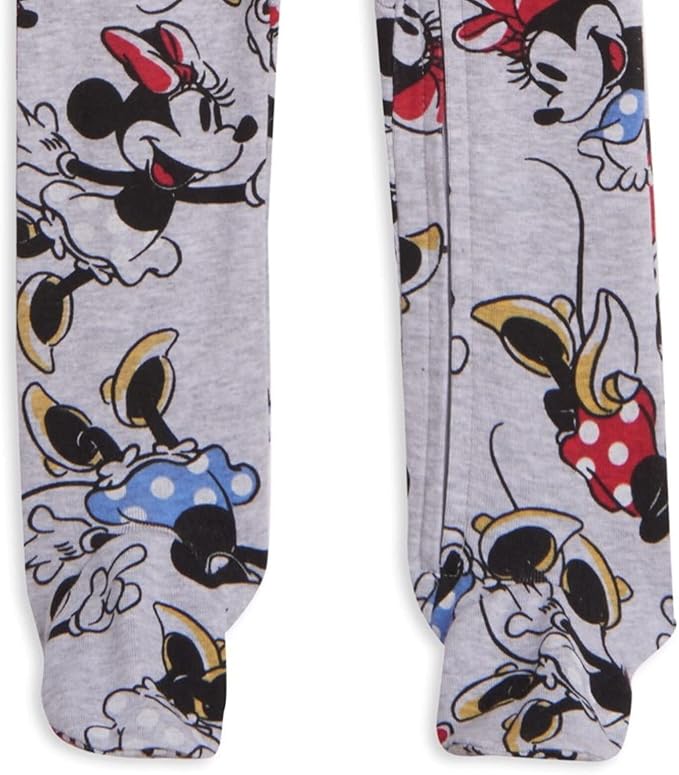 Disney Baby Girls 2 Pack Zip Up Sleep N' Plays Newborn to Infant Sizes (Newborn - 24 Months)