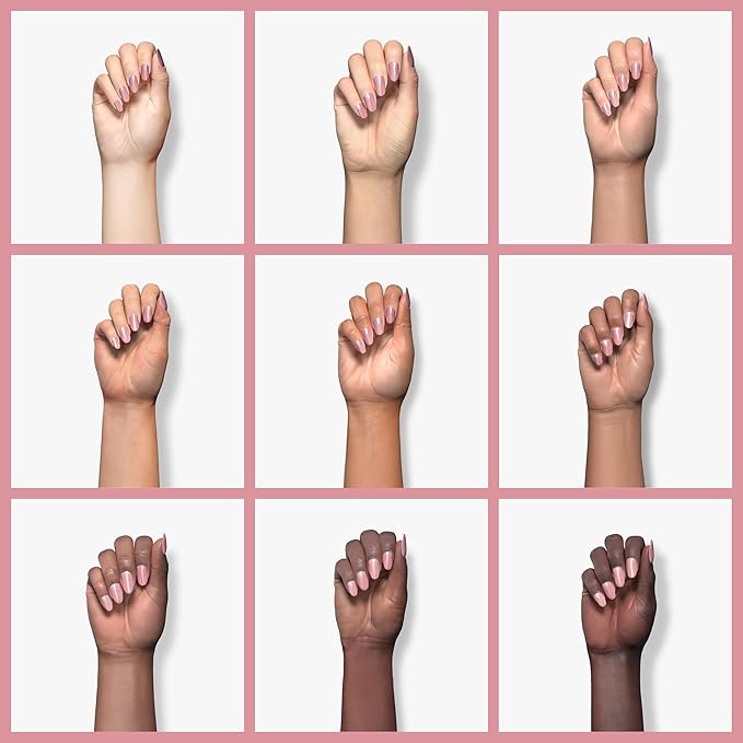 Nail Polish Risque Light Pink, Fast Dry, Hypoallergenic, Long-Lasting, Made in Brazil (Astral)
