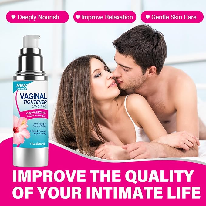 Vaginal Tightening Cream, tightening Cream for vag, Narrows Vaginal Walls Improves Vagina Health, Enhances Intimate Sensitivity Restoring Self-Confidence