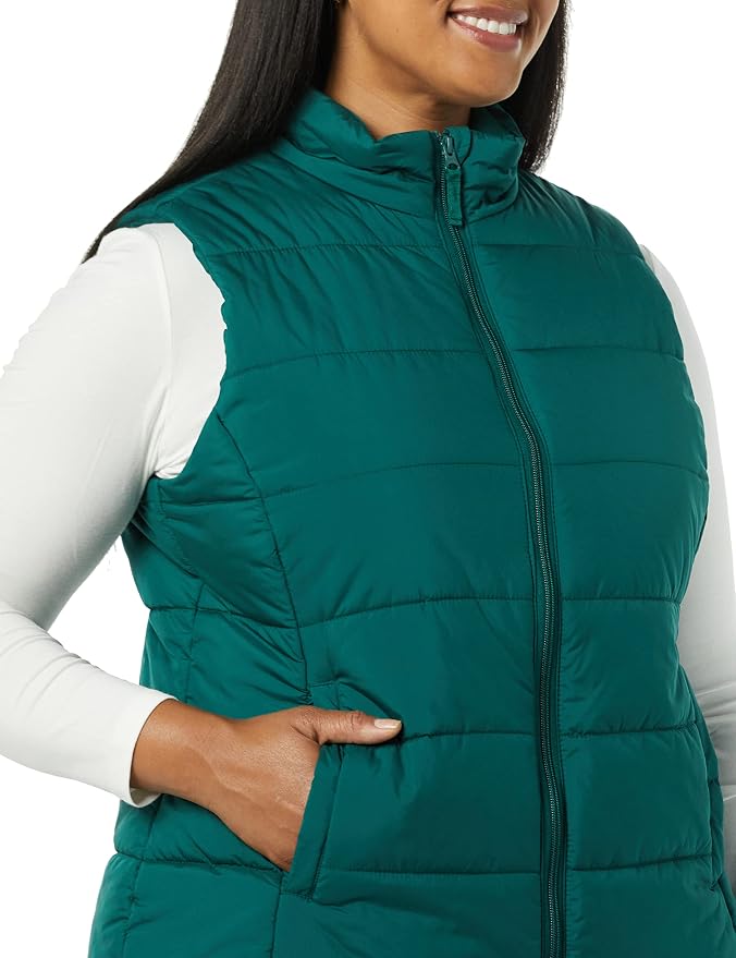 Amazon Essentials Women's Mid-Weight Puffer Vest