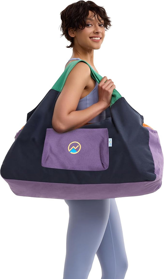 JoYnWell Yoga Bags and Carriers Fits All Your Stuff, Extra Large Yoga Mat Bag Full Zip Yoga Mat Bag with 3 Zipper pockets