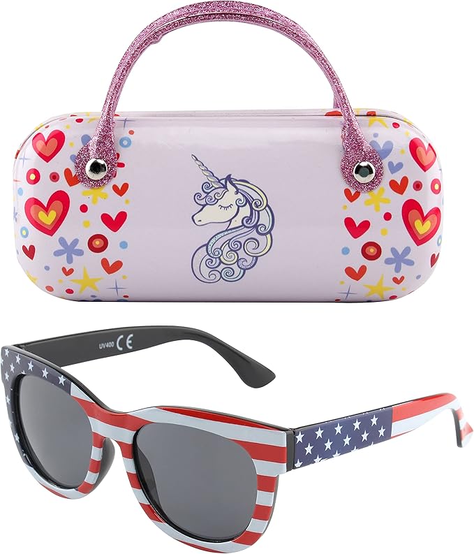 KENBO Kids Sunglasses for Girls UV Protection Toddler Sunglasses