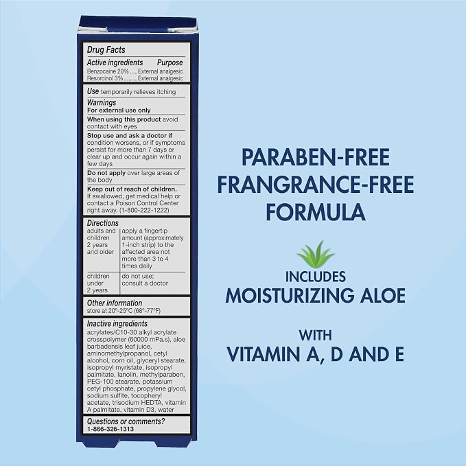HealthWise Feminine Anti-Itch Cream | Soothing Itch Relief | Aloe, Vitamin A, D and E | Irritation Relief | Vagicaine | 1 oz. | External Analgesic