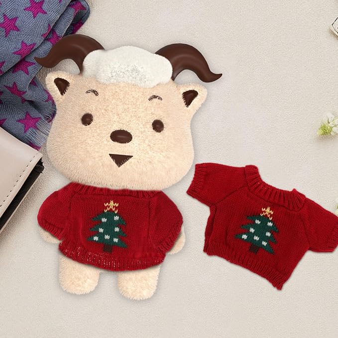 Toyvian Clothes, Doll Clothes Bear Hoodie Sweater Fit 14-18 Inches Bears, Sublimation Stuffed Animal Cute Tiny DIY Toy Make Your Own Plush Doll