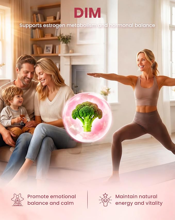 Menopause Supplements for Women - 10-in-1 Hormone Balance Complex with Black Cohosh, DIM, Chasteberry & Ashwagandha - Support for Hot Flashes, Night Sweats, Mood Swings & Sleep, 60 Capsules