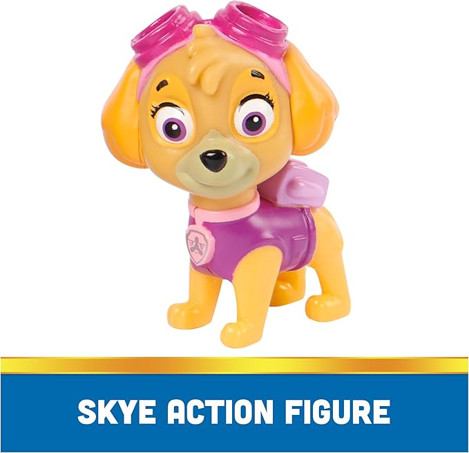 Paw Patrol, Skye’s Helicopter, Toy Vehicle with Collectible Action Figure, Sustainably Minded Kids Toys for Boys & Girls Ages 3 and Up