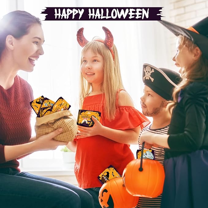 Shemira Halloween Party Favor - 24 Pack Jigsaw Puzzles, Trick or Treating Goodie Bag Filler, Miniature Novelty Toys for Kids