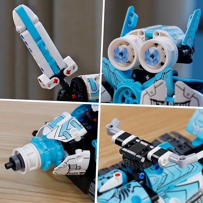 Remote Control Robot Building Kits for Kids 6-12- 3 in 1 STEM Projects APP/RC Robotics for Kids Ages 8-12 and up, Christmas Birthday Gifts Toys for Boys and Girls