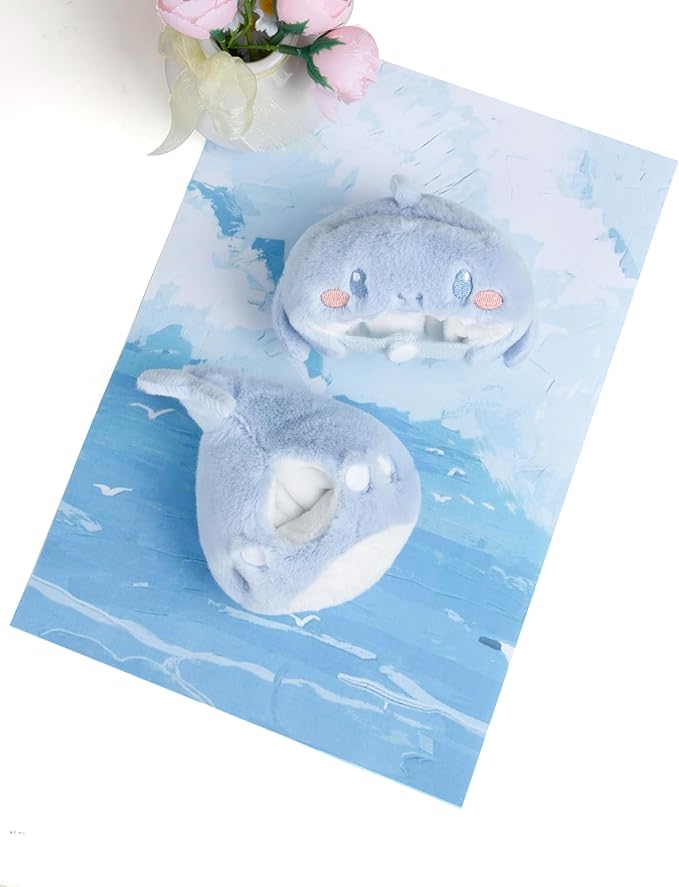 17cm Doll Clothes for Labubu - Plush Clothes for Dolls Outfit - Accessories for 17cm Dolls Clothes -Cute Shark Costume, No Doll Included