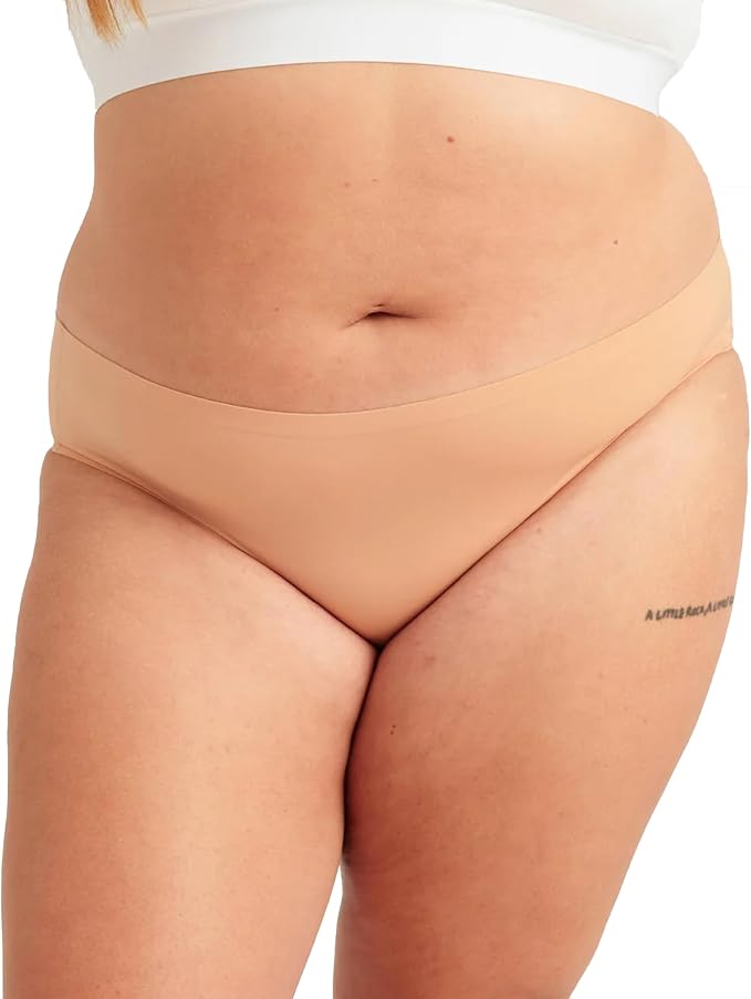 saalt Seamless Brief Leakproof Period Underwear for Women | Comfortable, Thin, and Keeps You Dry from All Leaks, Reusable & Washable Women's Period Underwear