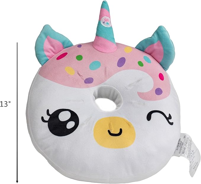 Light Up Pillow for Kids, Plush Led Night Light for Boys and Girls, Oeko TEX Certified, Toddler’s Light Up Sleeping Toy, Unicorn Donut