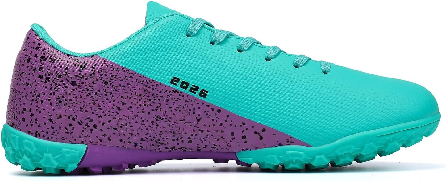 Mens Soccer Cleats Womens Indoor Soccer Shoes Wide Baseball Turf Shoes Adult Youth Rugby Shoes Big Boys Small Spikes AG TF Football Boots