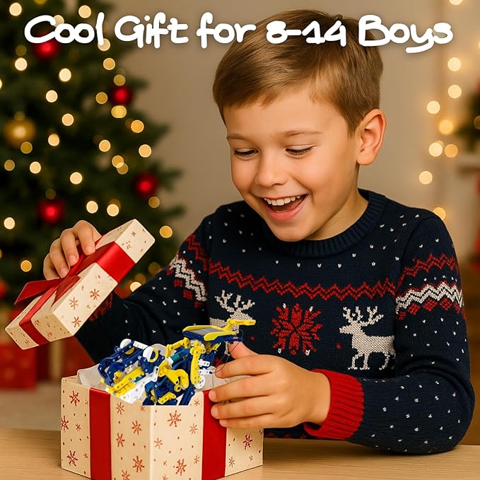 STEM Toys for Boys Age 8-12, Science Kit Solar Robot Christmas Birthday Easter Gifts for 8-14 Year Old Boys, Building Game Robots for Ages 9 10 11 12 13 14
