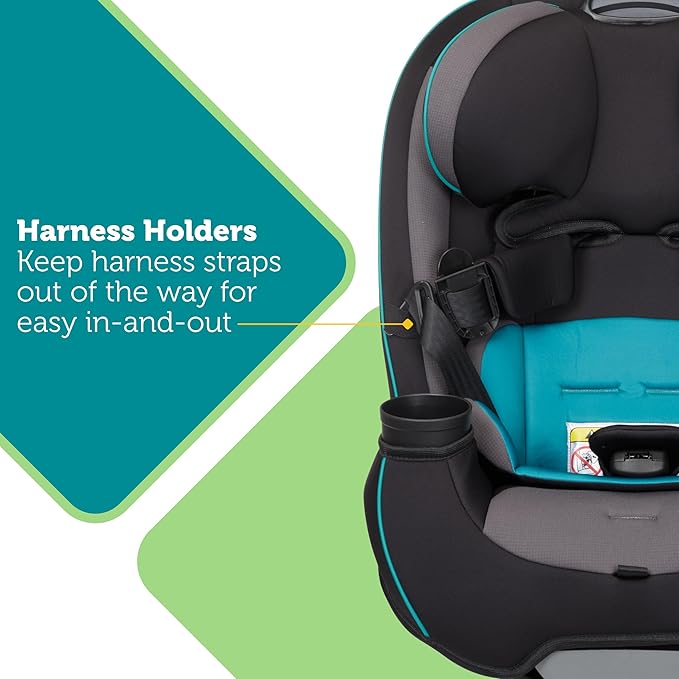 Safety 1st Grow and Go All-in-One Convertible Car Seat, Rear Facing, 5-40 lbs, Forward Facing (30–65 lbs), High Back Booster Seat 40-100 pounds, Green Gables