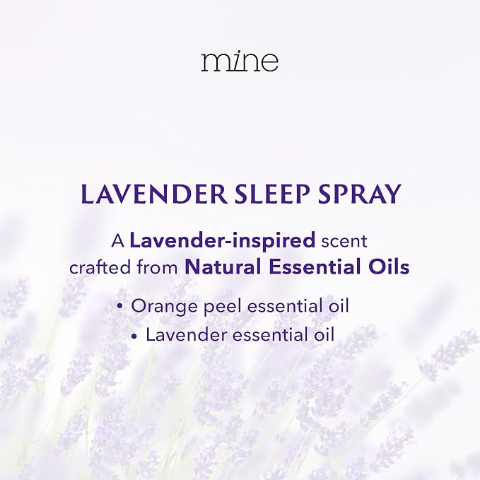 Lavender Sleep Spray with Melatonin - Natural Pillow Mist for Deep Sleep - Calming Lavender Linen Bed Spray for Adults, Gifts for Teen Girls and Women