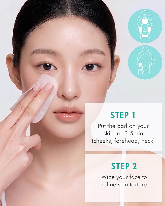 DERMAL Madecassoside Blemish Control Pad - Korean Toner Pad for Blemish & Tone Improvement with Centella Asiatica - Vegan Gauze Tencel Square Pads - Travel Kit 12 Pads, 3 Pack (Total 36 ea)