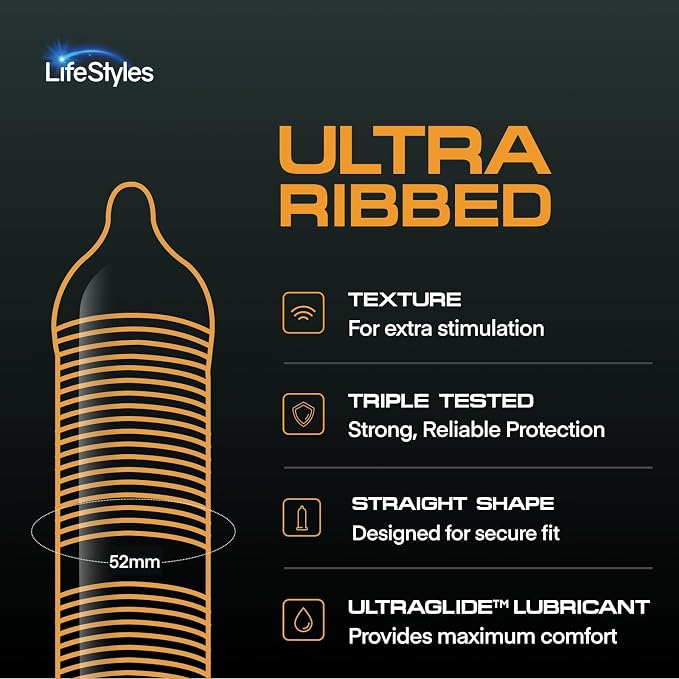 LifeStyles Variety Pack Natural Rubber and Lubricated Latex Condoms, 144 Count, Triple Tested (Pack of 1)