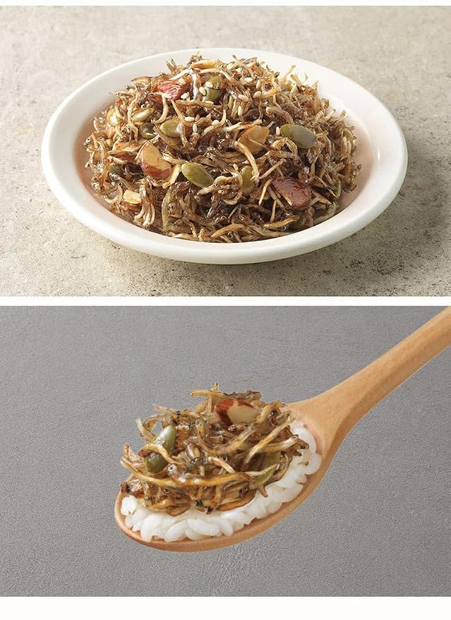 Sweet Stir-Fried Anchovies (Myeolchi Bokkeum) – Korean Banchan Side Dish, Ready to Eat, 1.76 oz (50g)