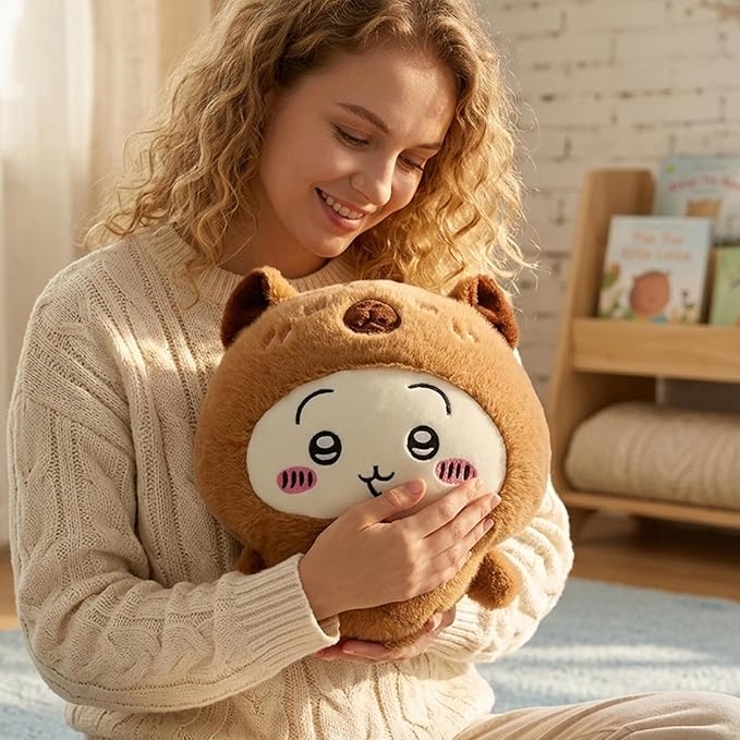 11.8 Inch Chikawa Plush, Usagi Stuffed Figure Throw Pillows for Home Decor for Cartoon Fans Adults, Kawaii Plush
