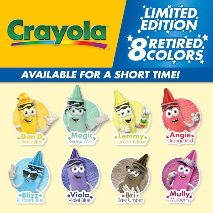 Crayola Coloring Set with Limited Edition Mauve Art Case, Limited Edition Crayons, 50+ Pieces, Gifts for Kids
