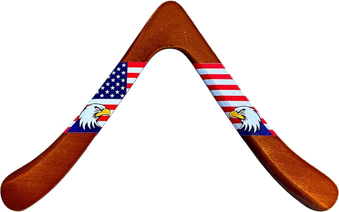 Aspen Wooden Boomerangs - Great for Teens 13-18! Real Right Handed Boomerangs for Even Beginner Boomerang Throwing.