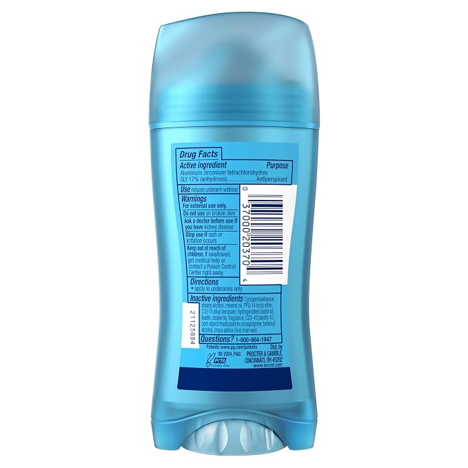 Secret Fresh Antiperspirant Deodorant for Women,72hr Breathable Sweat & Odor Protection,Instant Freshness & Gentle,PH Balancing Minerals,Invisible Solid,Cocoa Butter Scent,2.6 oz,(Pack of 2)