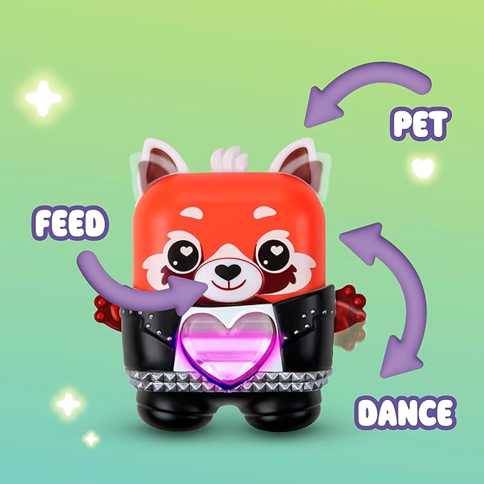 Pamanda The Red Panda, Electronic Pet Panda Toy, 70+ Responses, Interactive Fidget Toys for Girls & Boys Ages 5+
