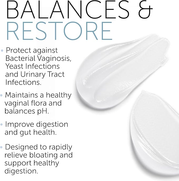 Vaginal Probiotics for Women | Feminine Care | pH Balance for Women | Yeast Infection Care | Bacterial Vaginosis Treatment | Defense Against Burning and Excess Discharge | 10 Count