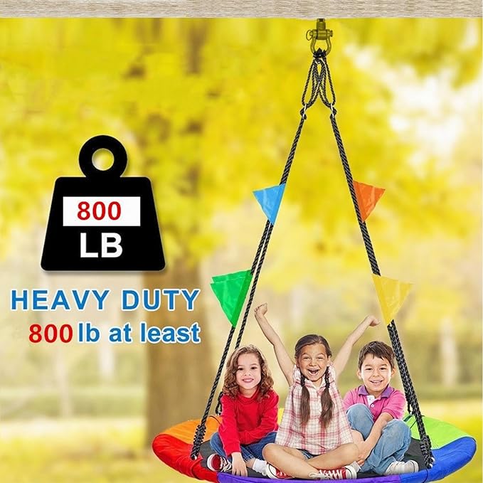 4 Heavy Duty Swing Hangers Permanent Anti Rust Bearing, 180 Swing Hardware, 1500 LBS, 304 Stainless Steel Color