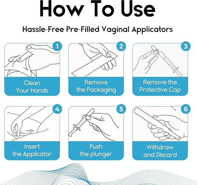 Vaginal Moisturizer | Long-Lasting Gel Relieves Vaginal Dryness, Itching & Irritation | pH-Balanced Fragrance-Hormone Free | Hyaluronic Acid and Glycerin | Pre and Post Menopausal Care, 12 Applicators
